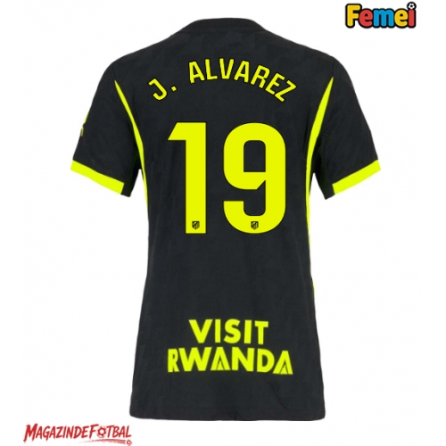 Atletico Madrid Julian Alvarez #19 Tricou Fotbal Replică 2026-27 Femei Deplasare Atletico Madrid Julian Alvarez #19 Tricou Fotbal Replică 2026-27 Femei Deplasare